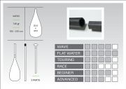 Paddle Zuma 3 parts - Blue